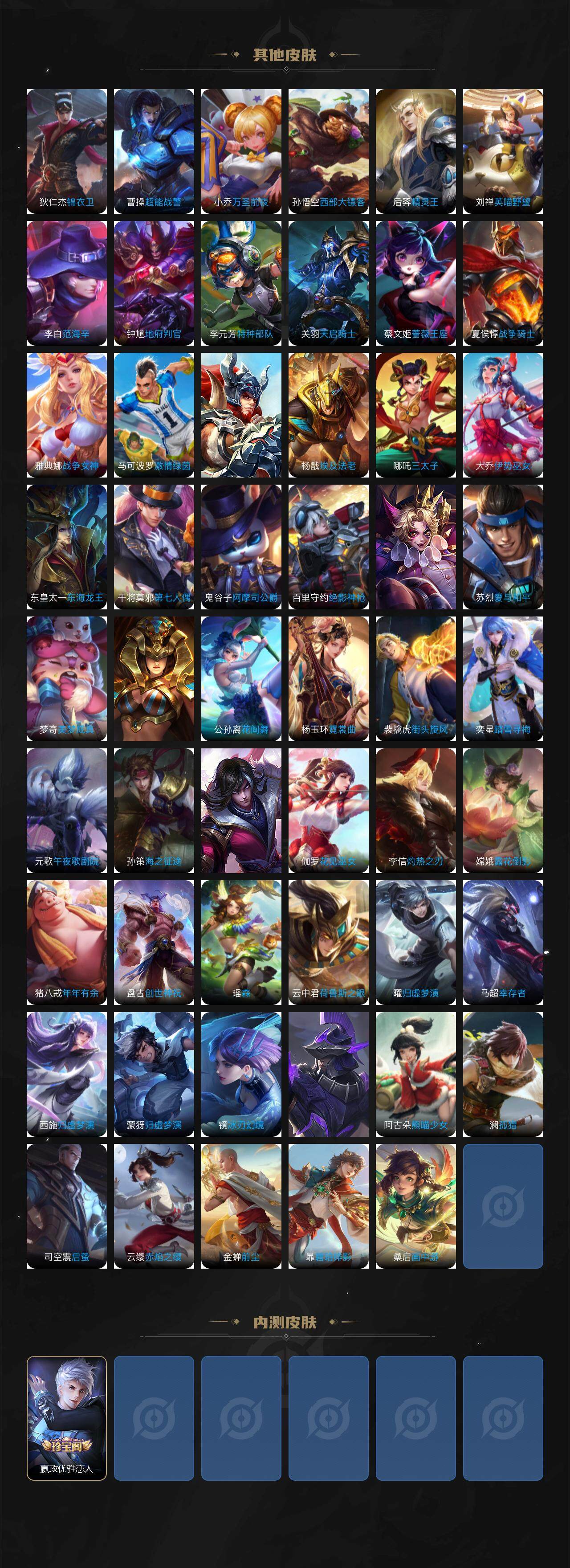 WZQM3450016王者荣耀账号详情图6 WZQM3450016王者荣耀账号详情图6