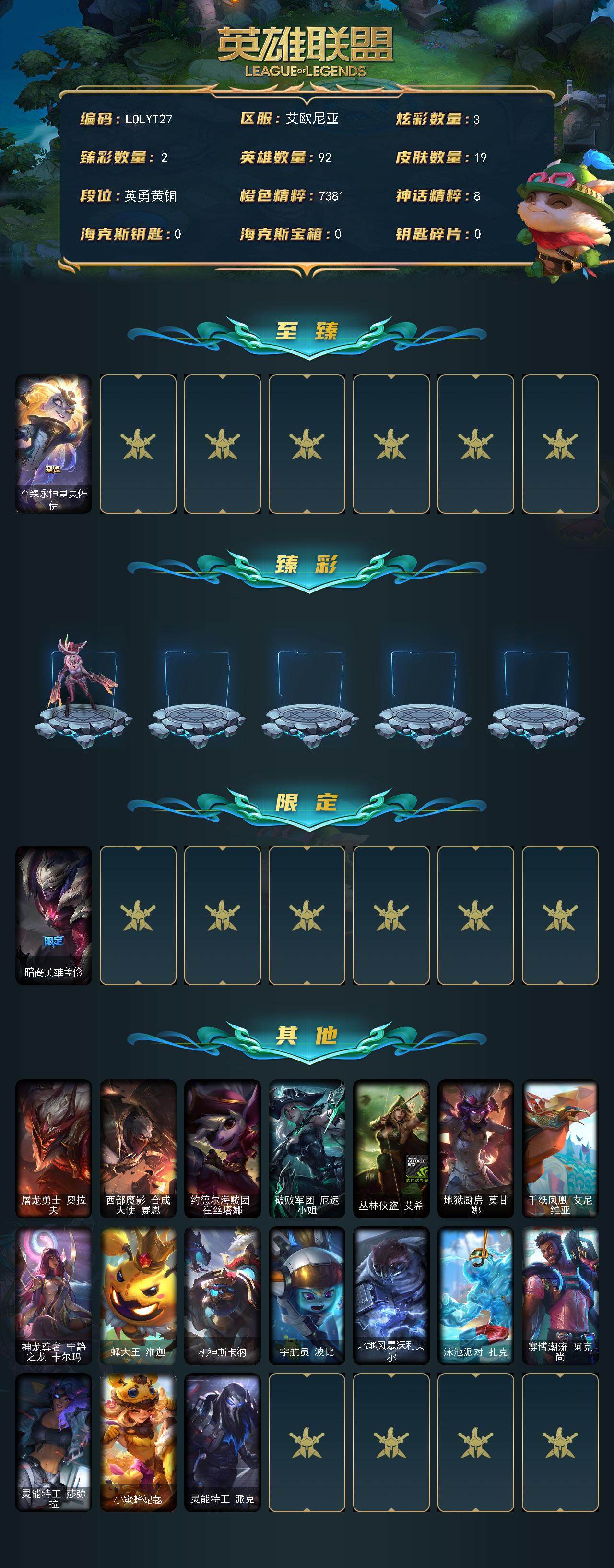 LOLEY322015英雄联盟账号详情图2