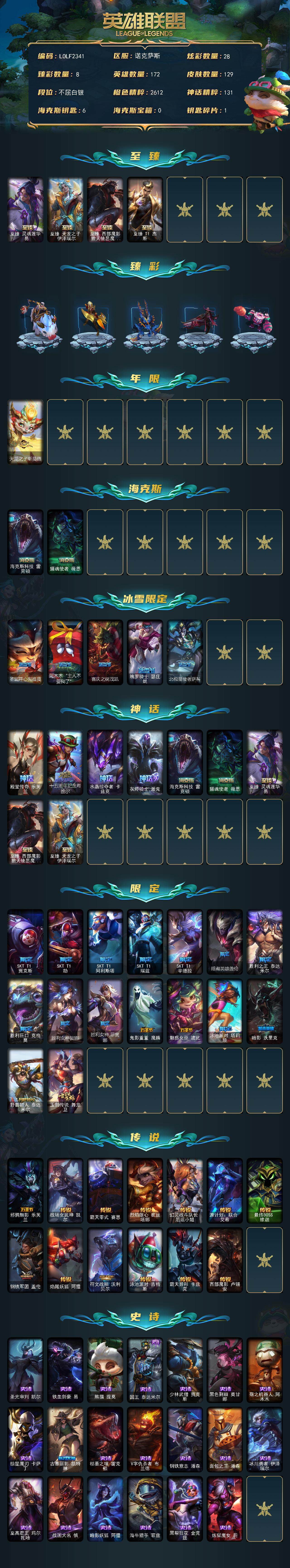 LOLEY322007英雄联盟账号详情图2