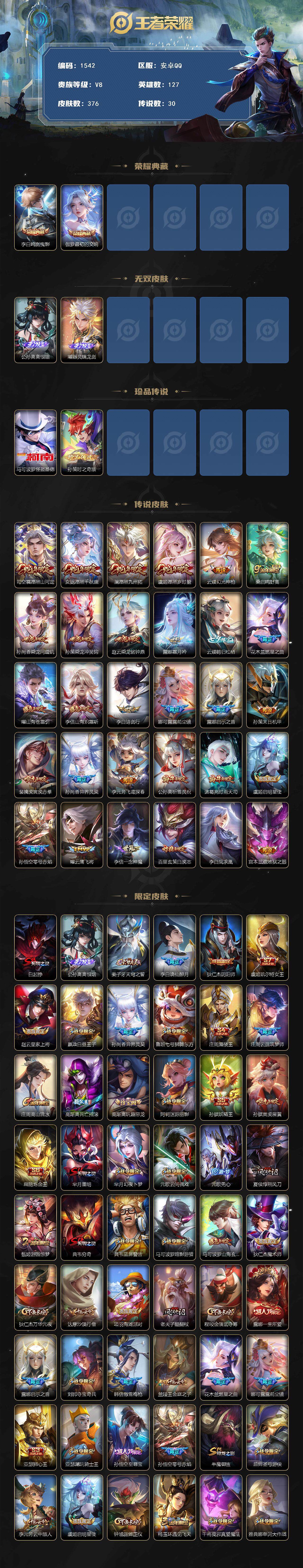 WZCMW3439465王者荣耀账号详情图2