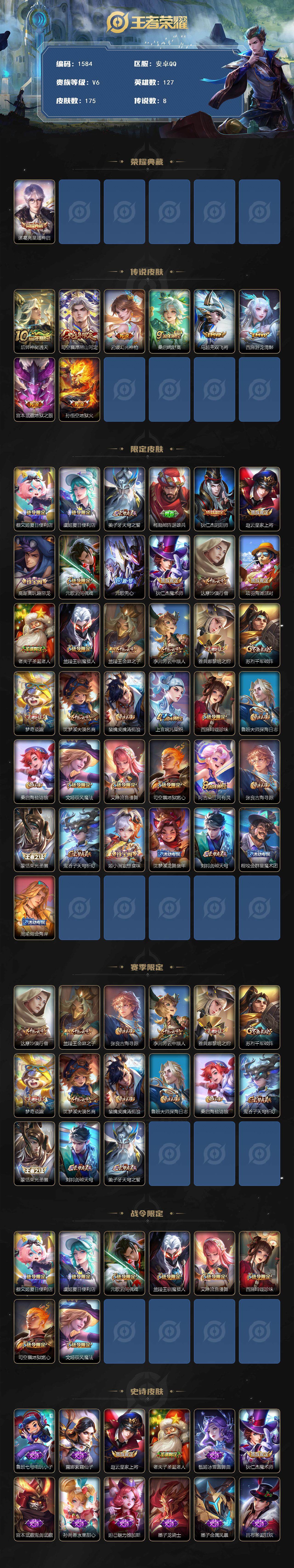 WZCMW3439473王者荣耀账号详情图2