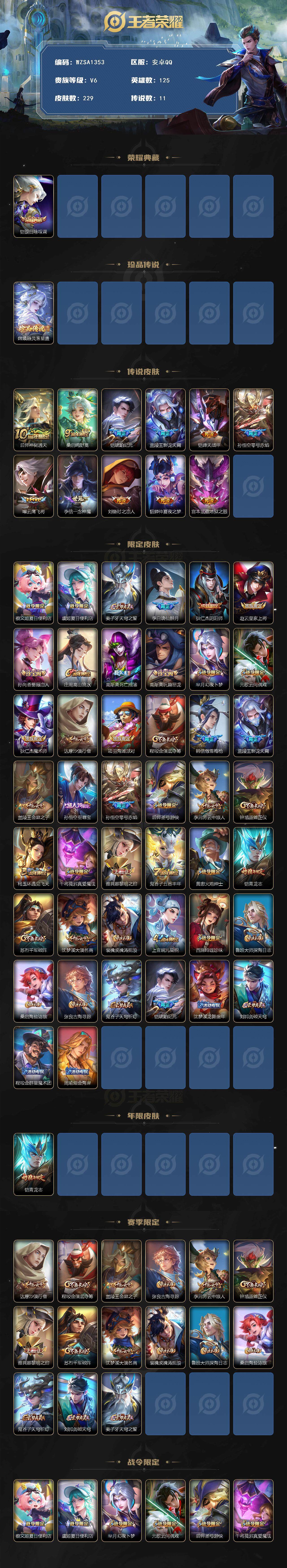 WZEY3441654王者荣耀账号详情图2