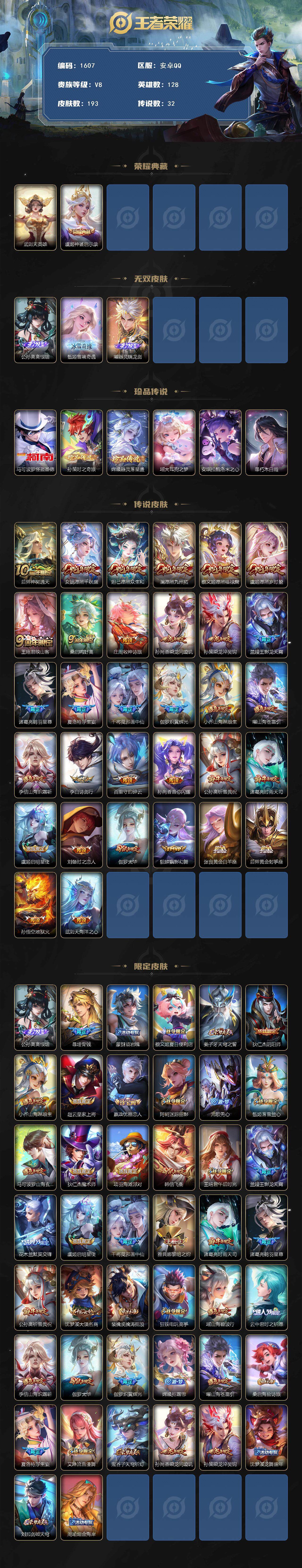 WZCMW3440001王者荣耀账号详情图2