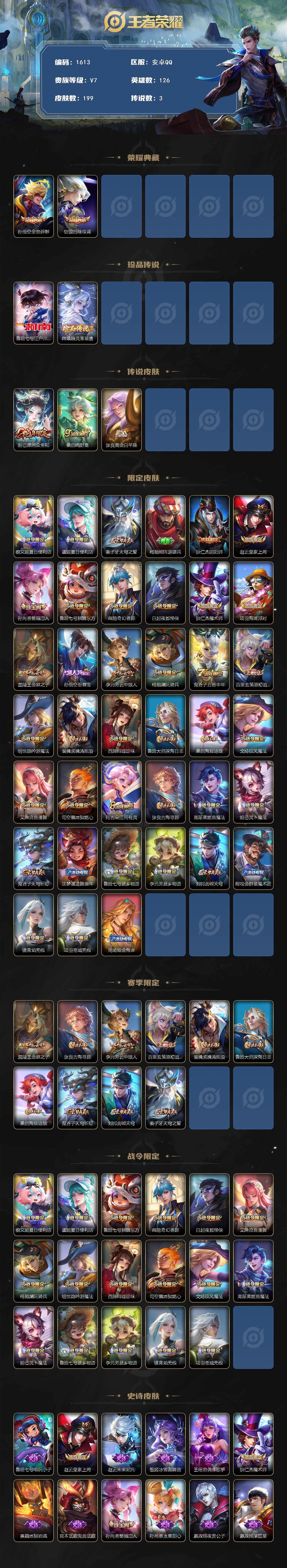 WZCMW3440003王者荣耀账号详情图2