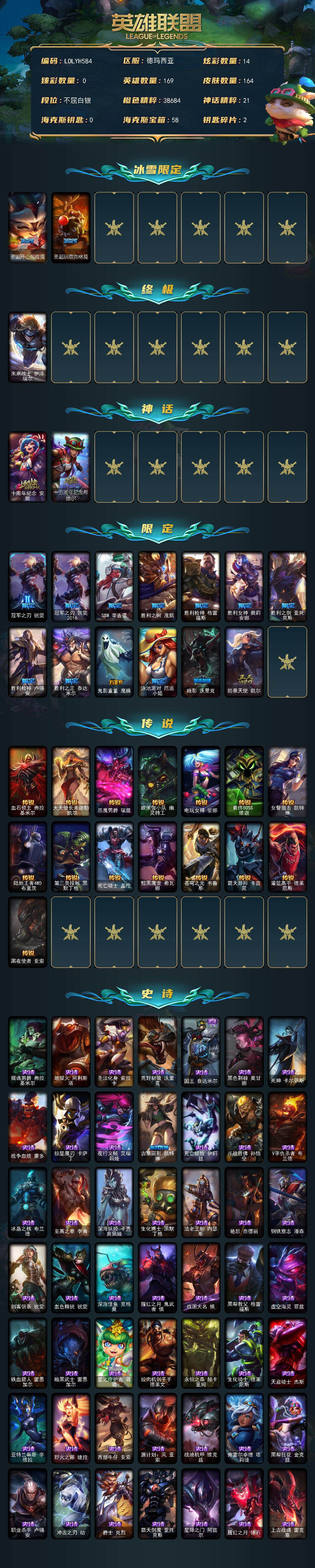 LOLQM322039英雄联盟账号详情图3