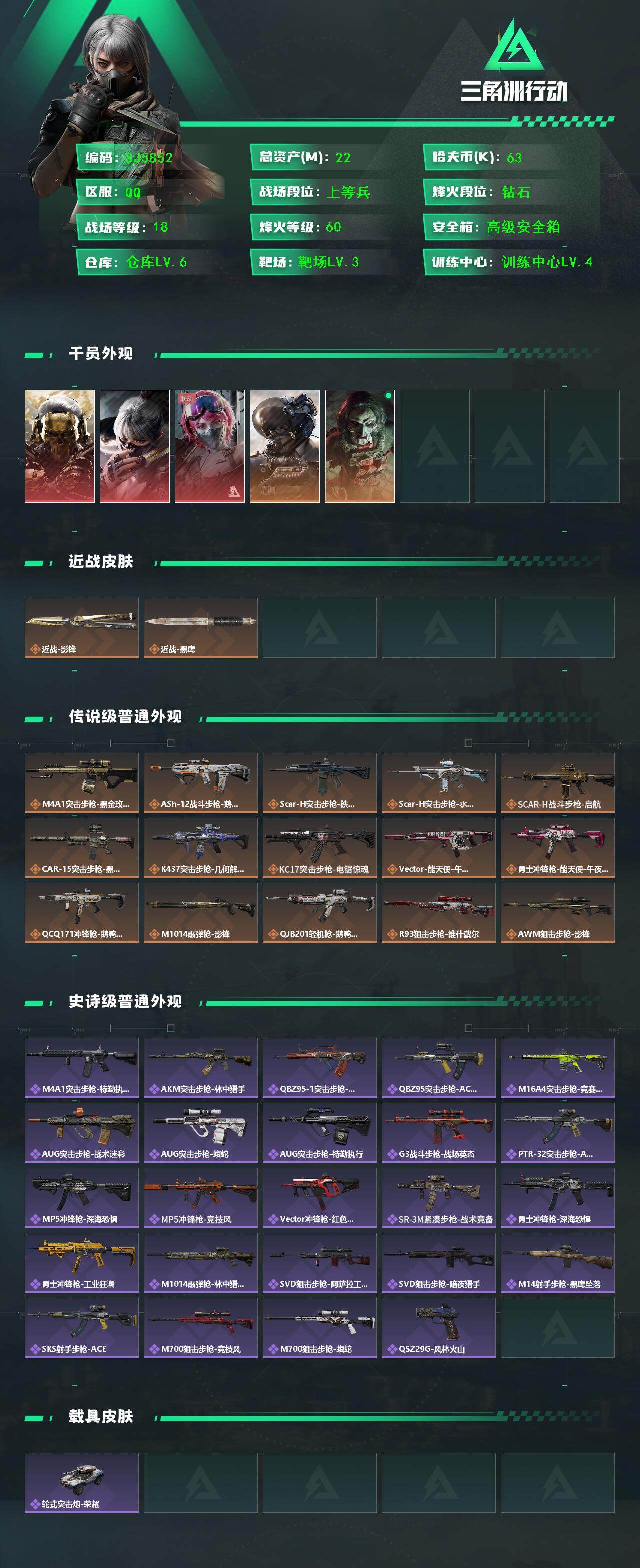 SJZEY390328三角洲行动账号详情图2