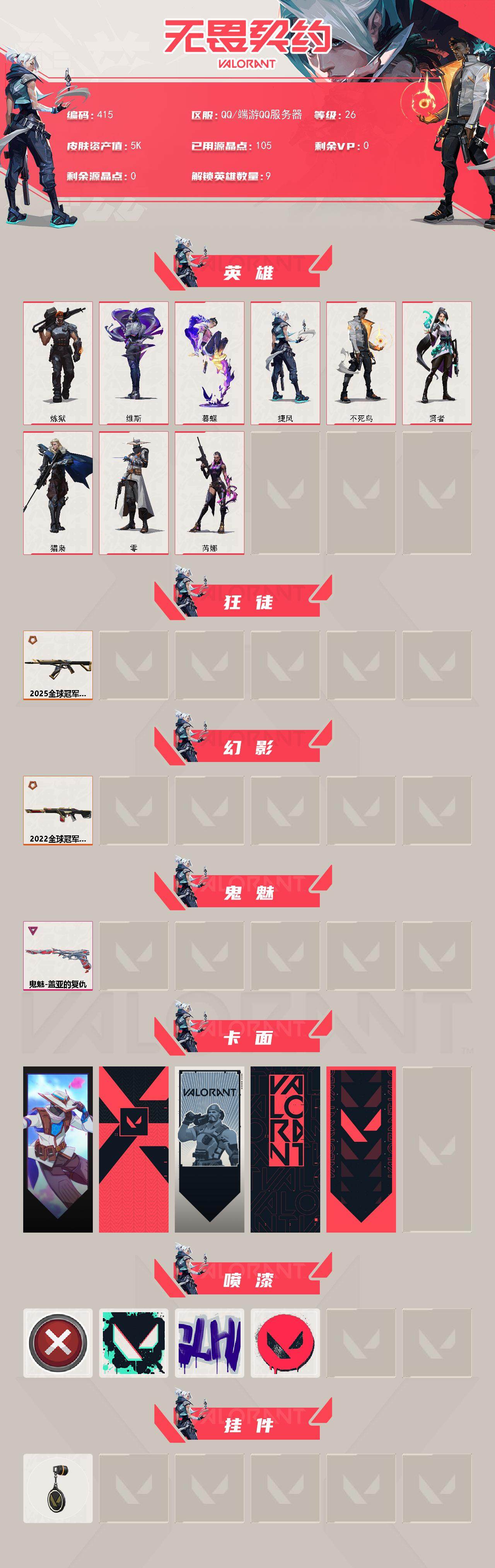 WWQQM330260无畏契约账号详情图3 WWQQM330260无畏契约账号详情图3