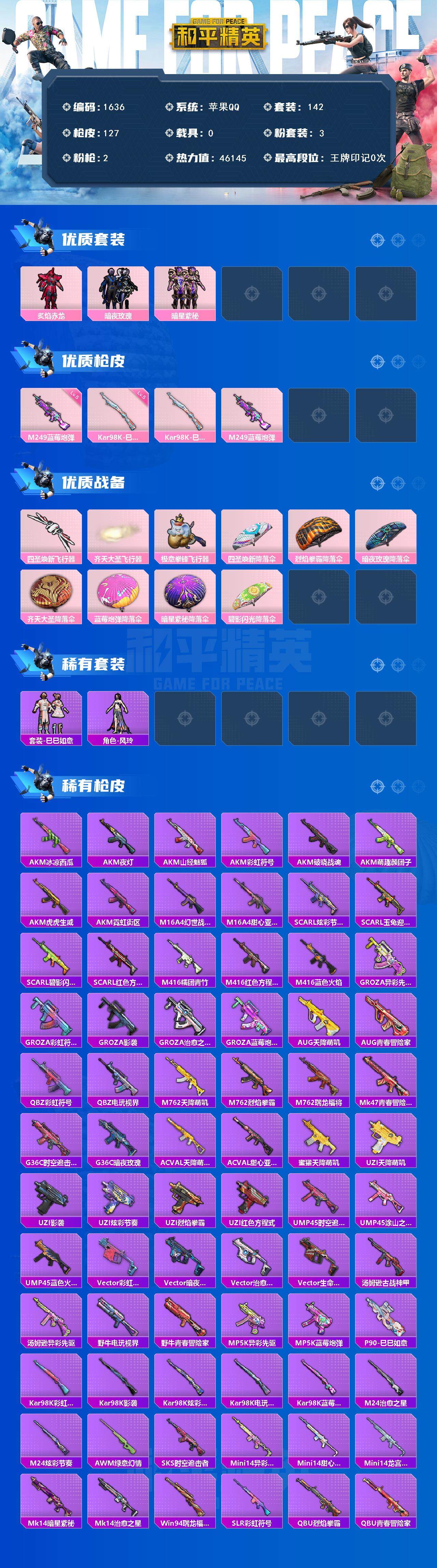 HPCMW3436065和平精英账号详情图2