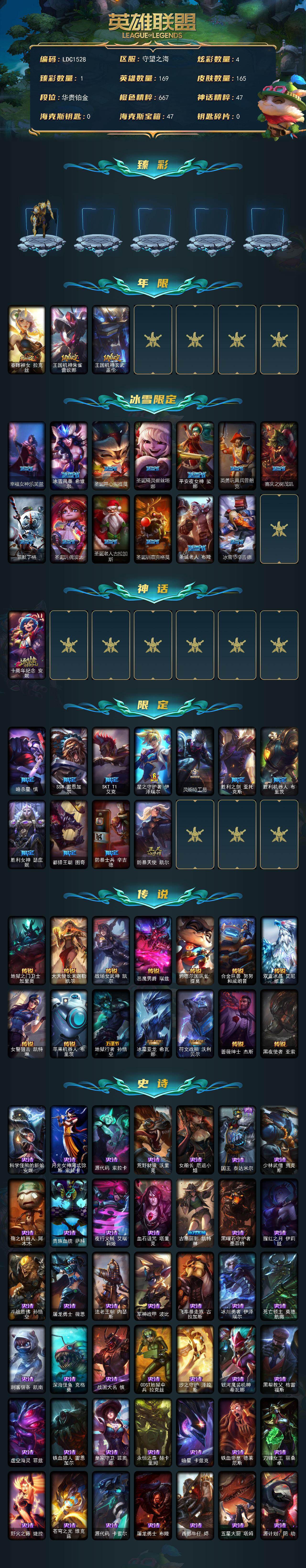 LOLEY322149英雄联盟账号详情图2 LOLEY322149英雄联盟账号详情图2