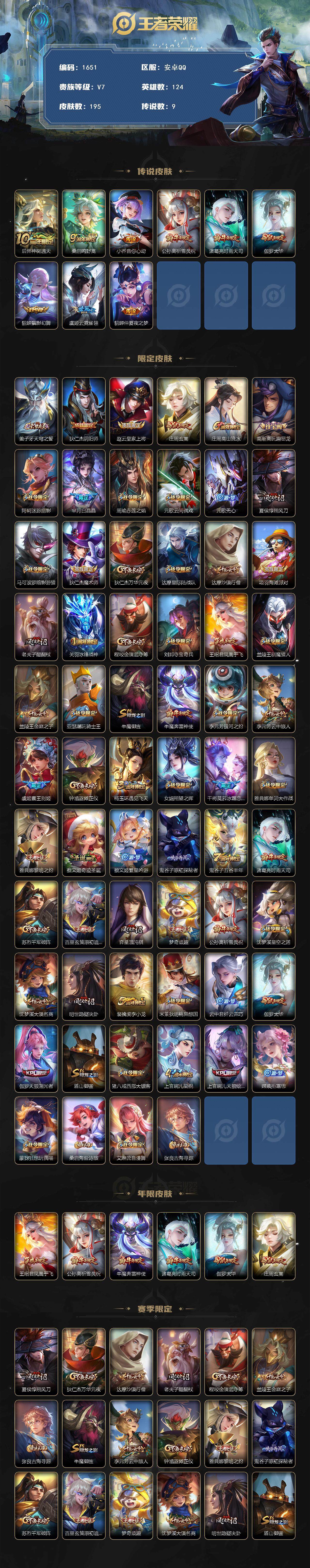 WZCMW3442706王者荣耀账号详情图2