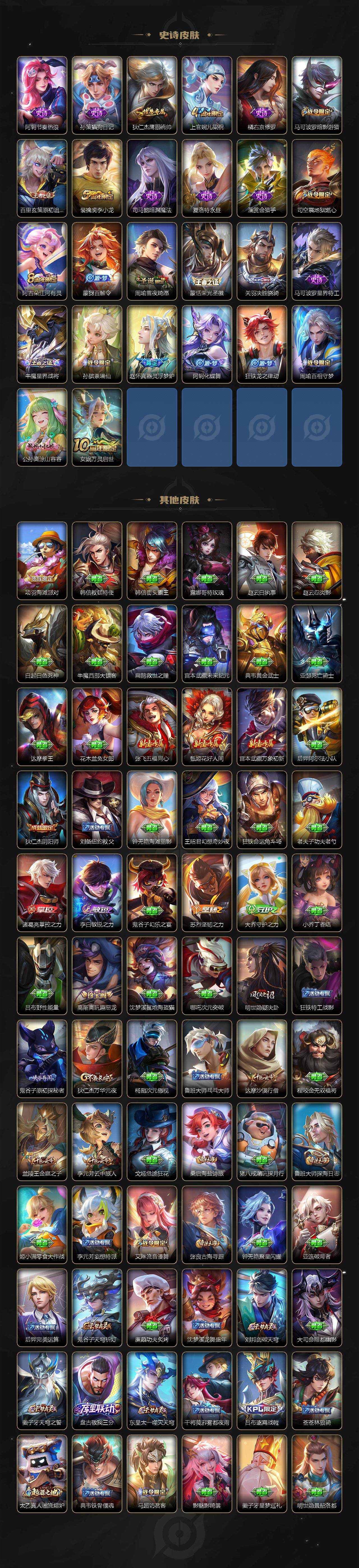 WZ03410203王者荣耀账号详情图3 WZ03410203王者荣耀账号详情图3