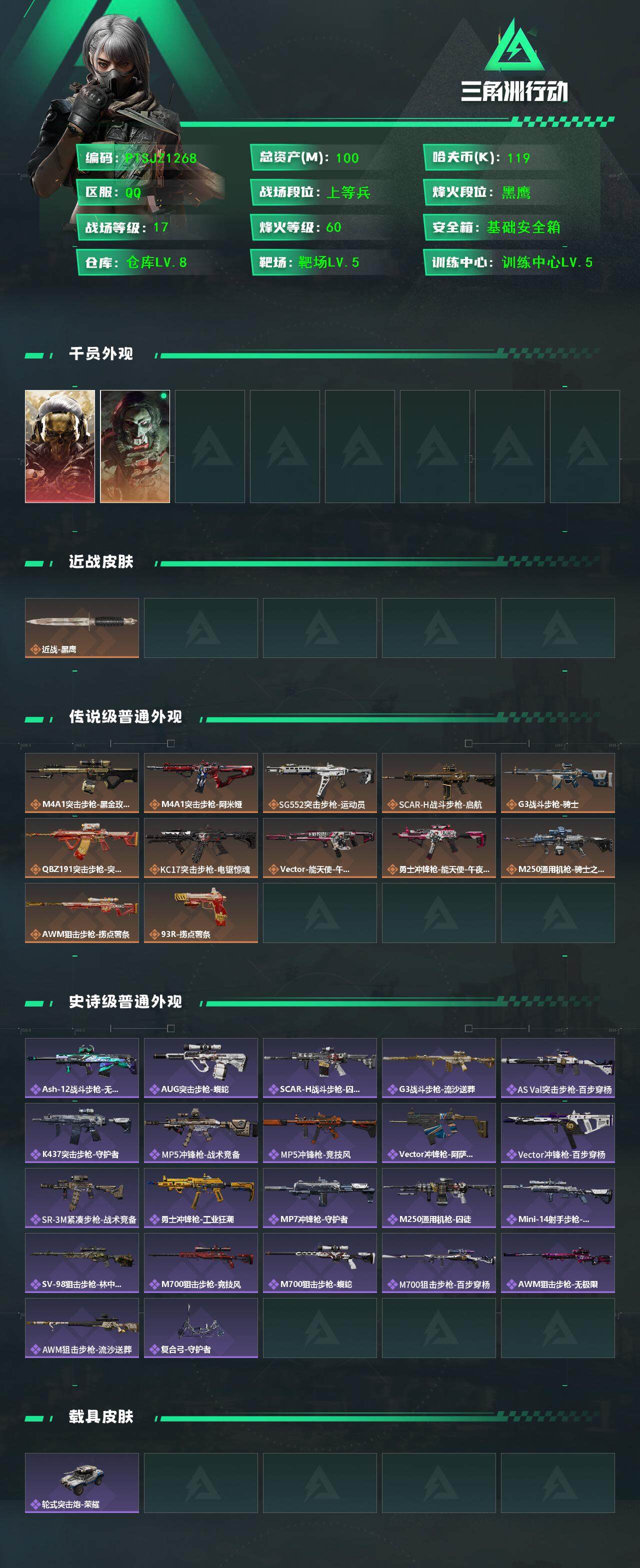 SJZCMW390228三角洲行动账号详情图2