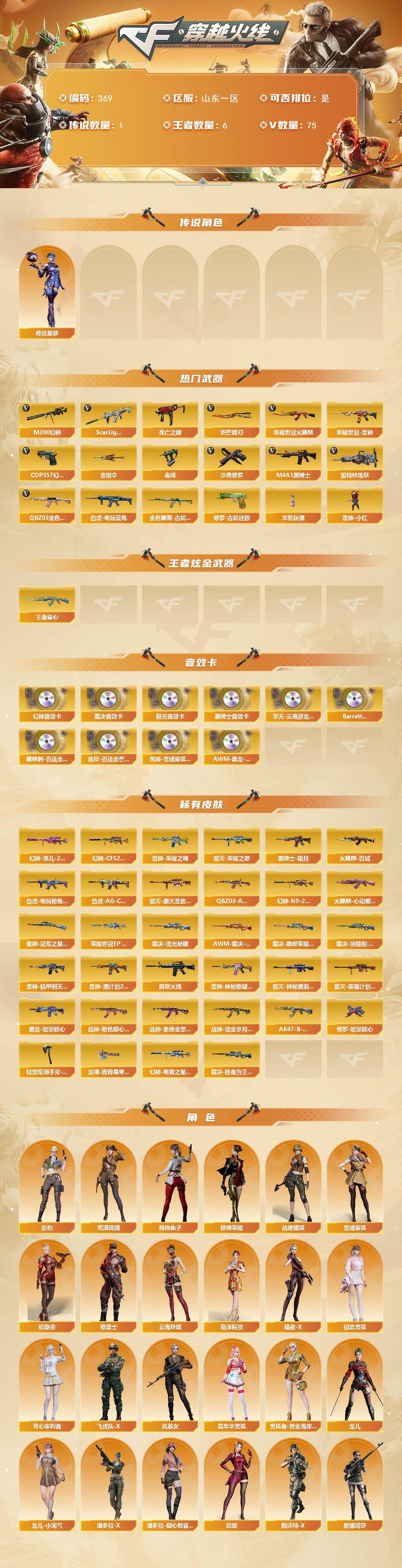 CFCMW422221穿越火线账号详情图2
