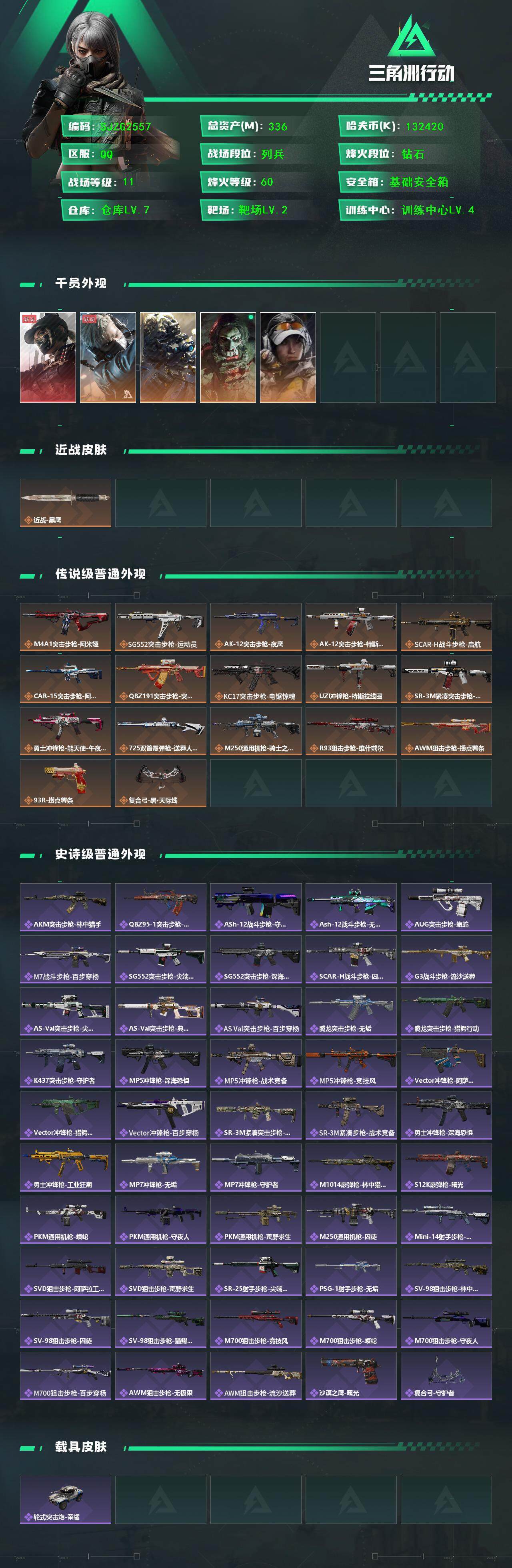 SJZCMW394818三角洲行动账号详情图2