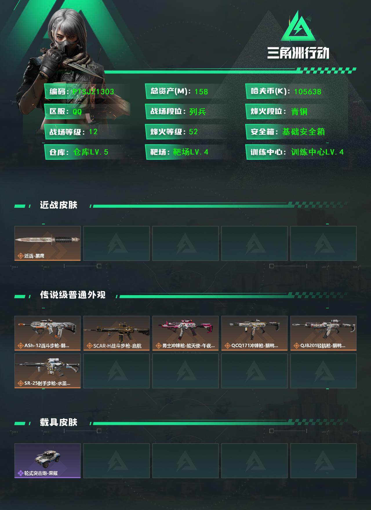 SJZCMW390650三角洲行动账号详情图2
