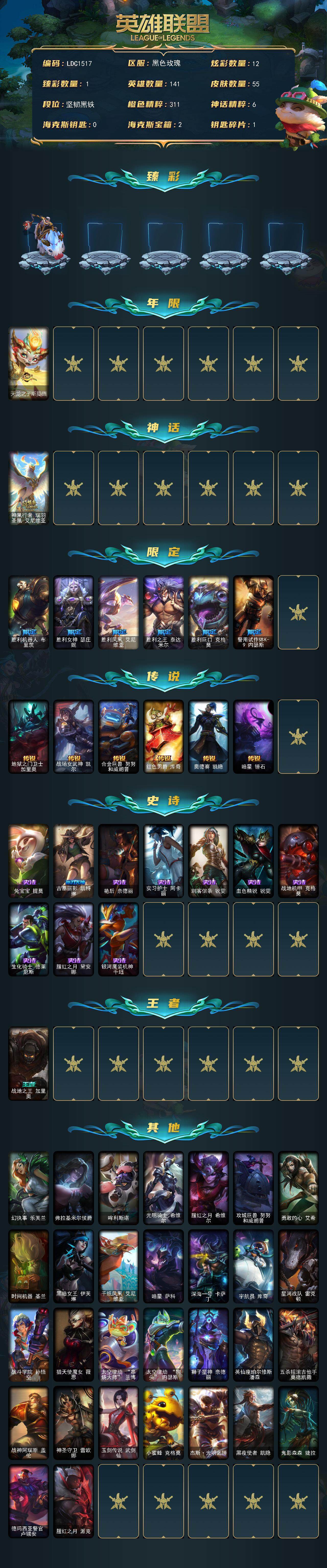 LOLEY322024英雄联盟账号详情图3