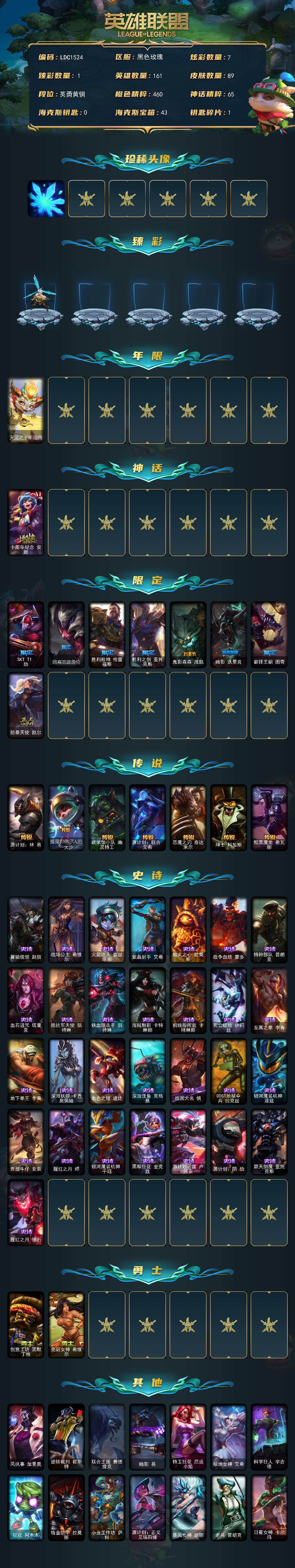 LOLEY322040英雄联盟账号详情图3 LOLEY322040英雄联盟账号详情图3