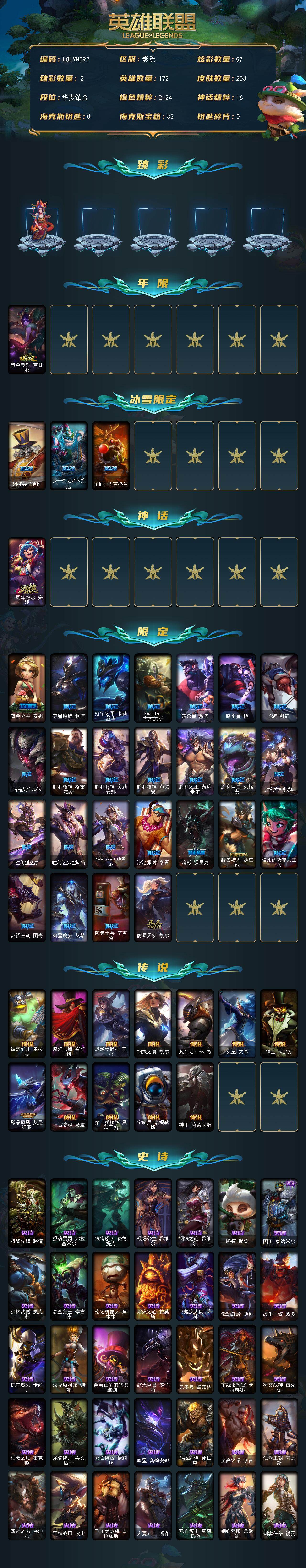 LOLEY322145英雄联盟账号详情图3
