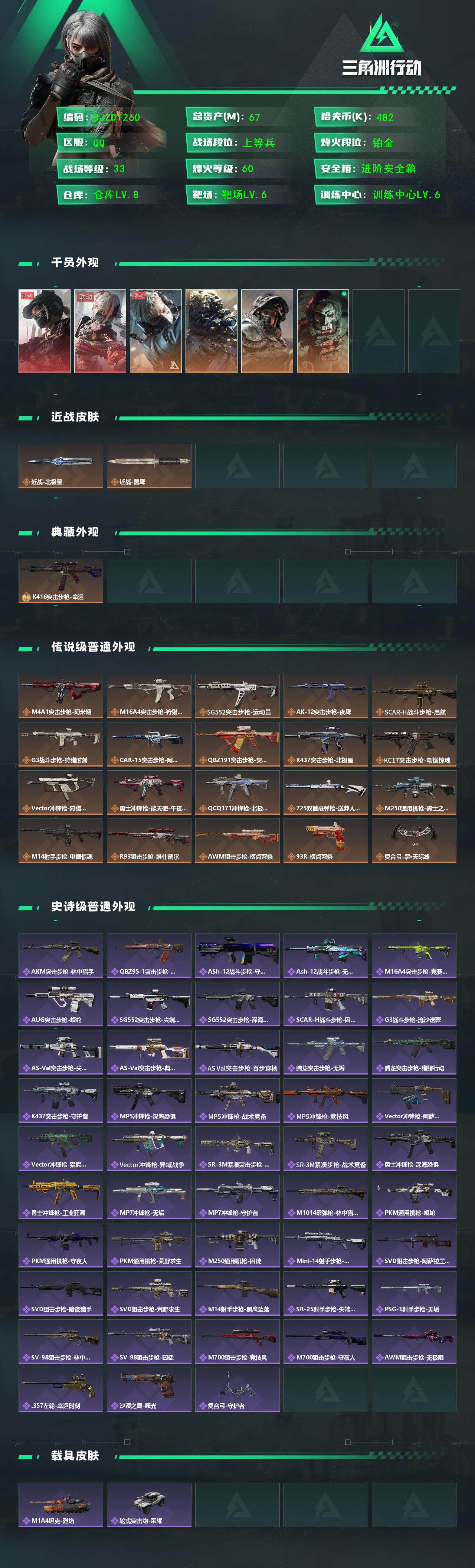 SJZQM391107三角洲行动账号详情图3 SJZQM391107三角洲行动账号详情图3