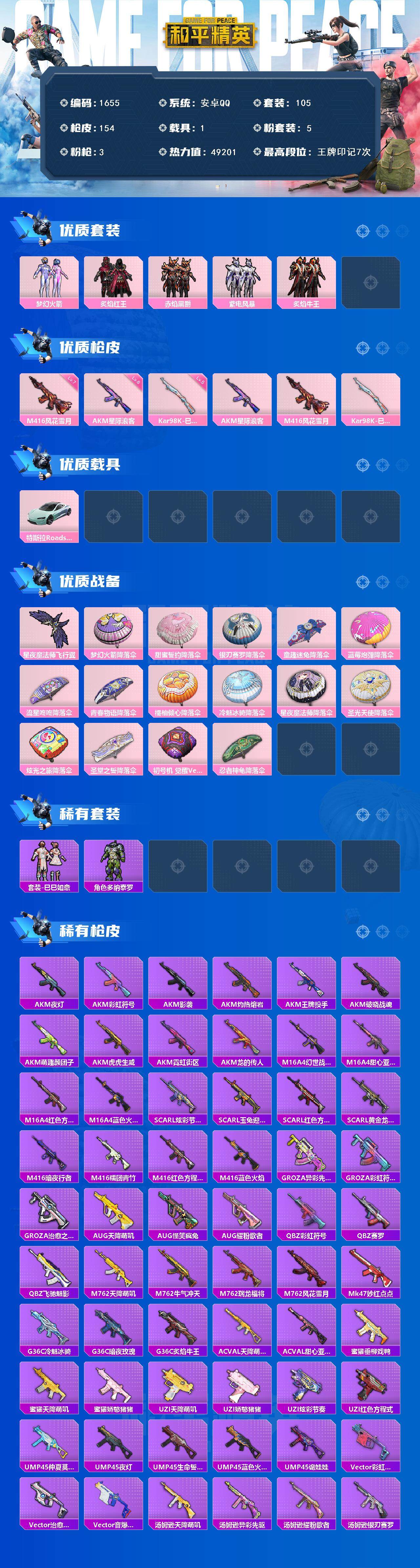 HPCMW3436717和平精英账号详情图2 HPCMW3436717和平精英账号详情图2