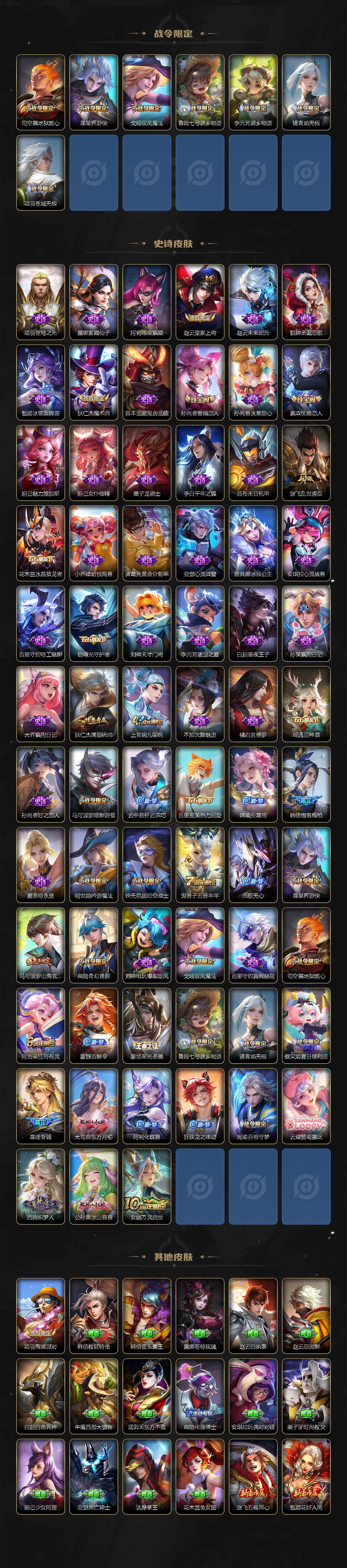 WZQM3464250王者荣耀账号详情图5 WZQM3464250王者荣耀账号详情图5