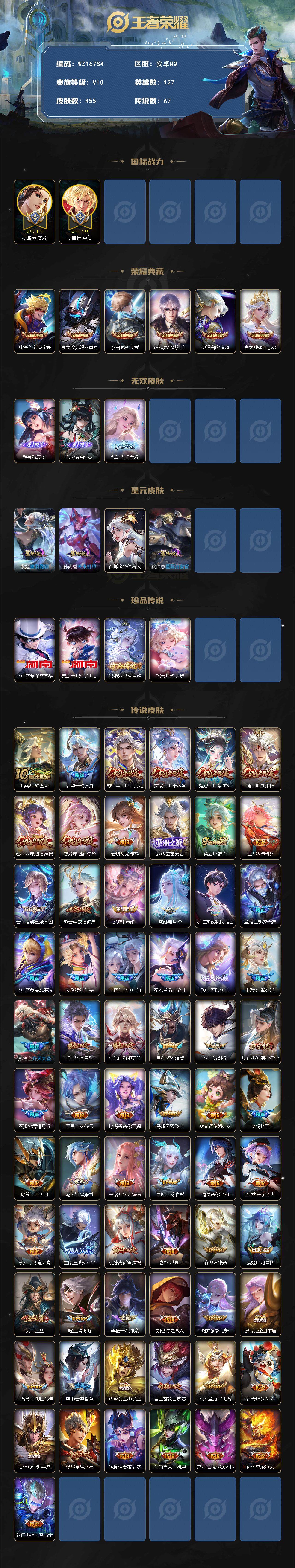 WZ03410206王者荣耀账号详情图3