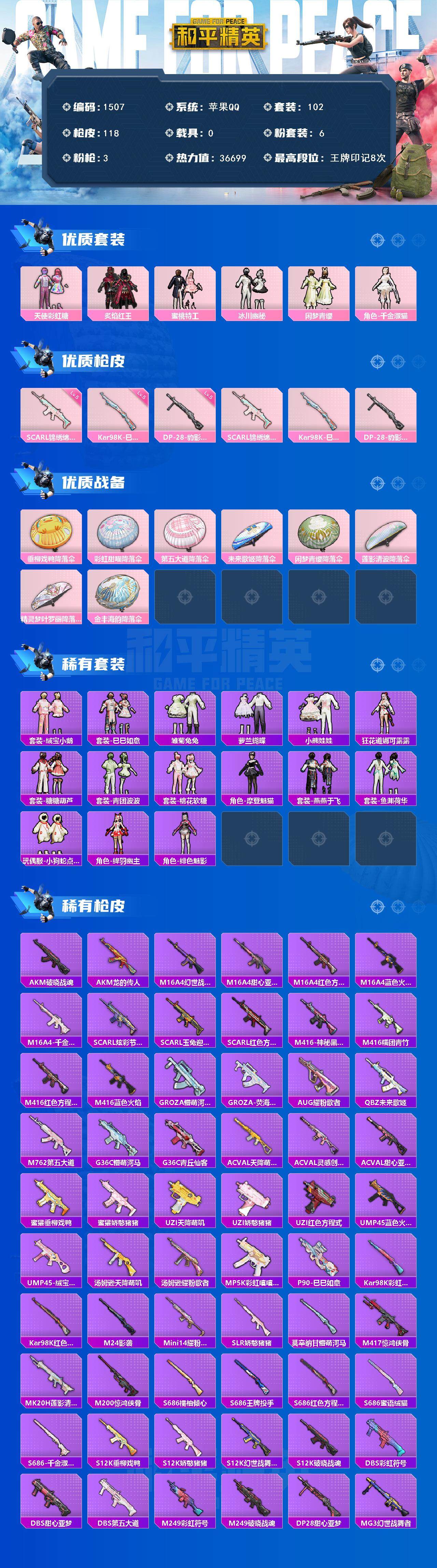 HPCMW3437123和平精英账号详情图3 HPCMW3437123和平精英账号详情图3