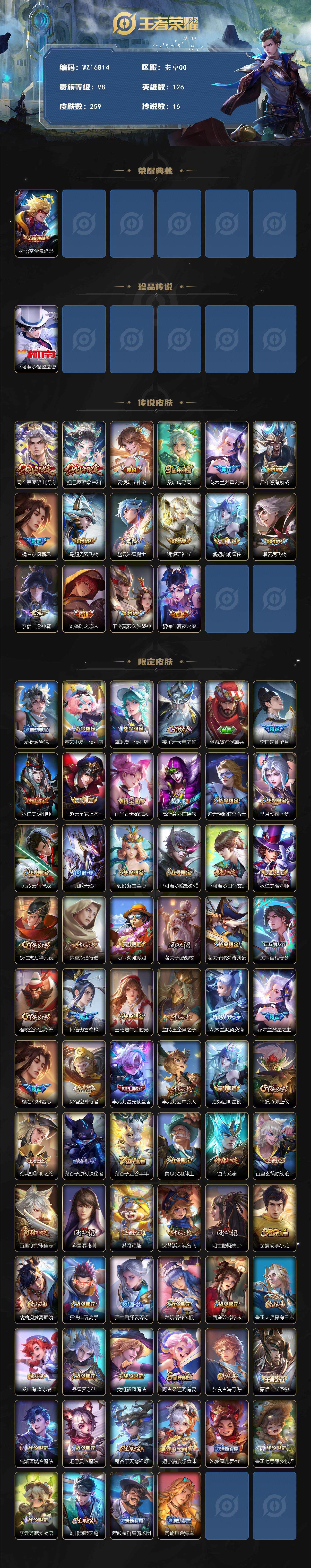 WZ03410226王者荣耀账号详情图2