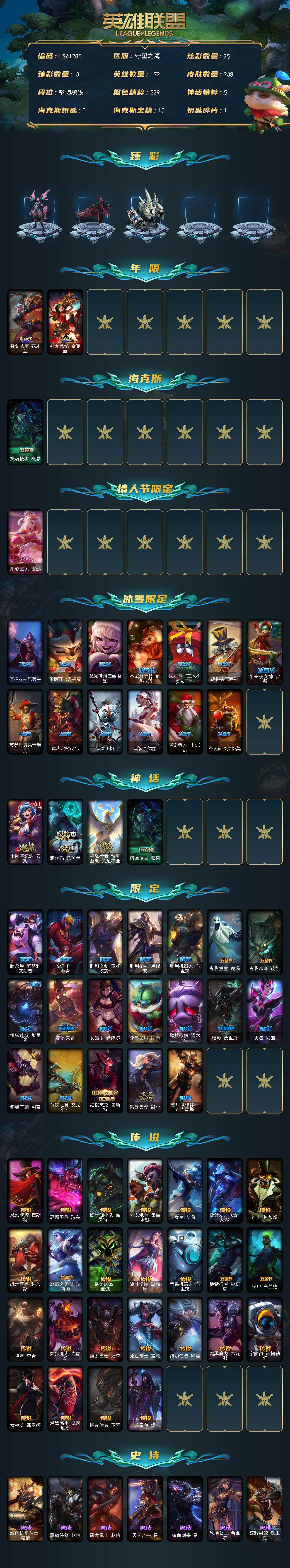 LOLQM322226英雄联盟账号详情图3