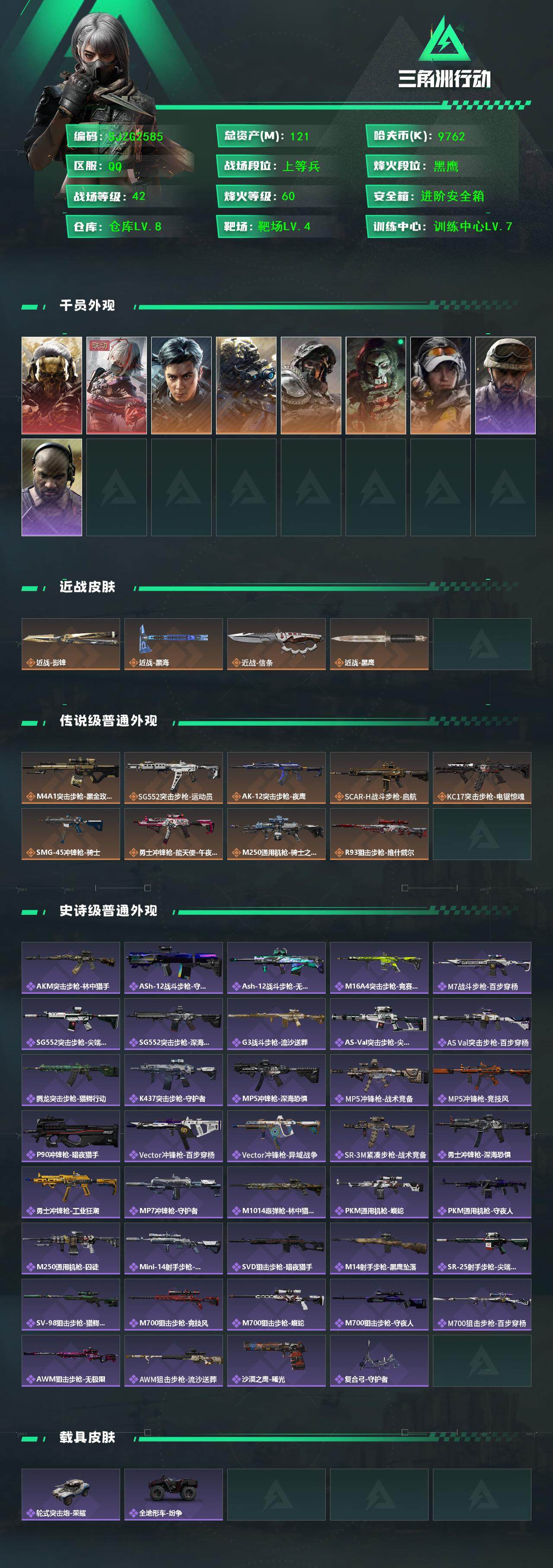 SJZQM391618三角洲行动账号详情图4