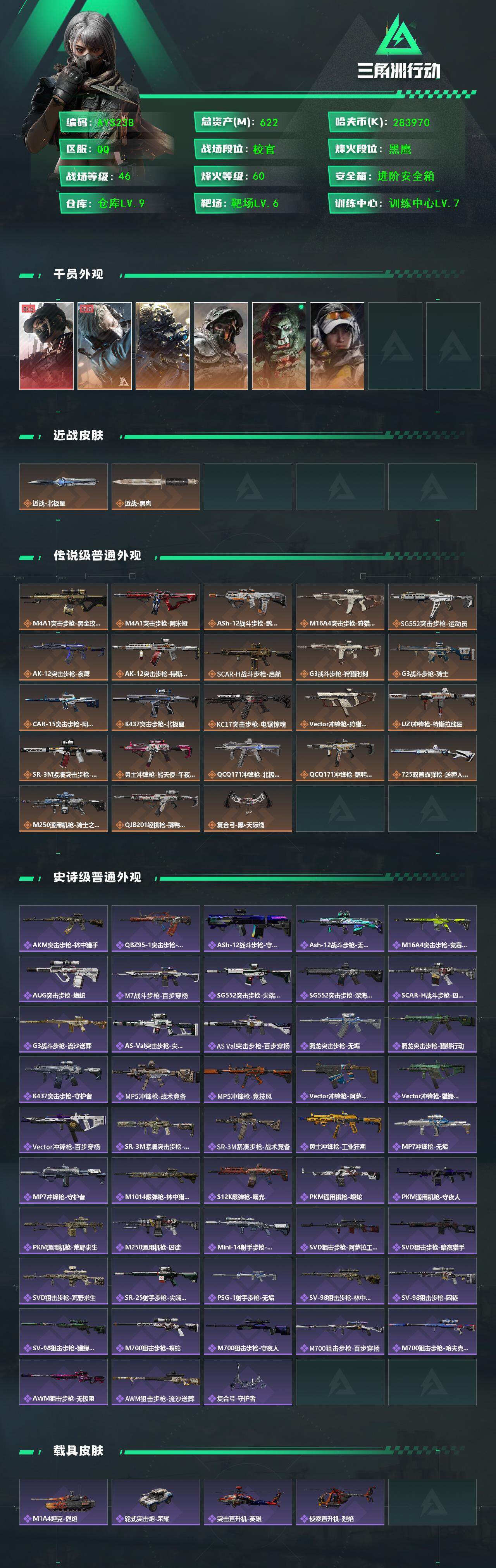 SJZCMW394054三角洲行动账号详情图3