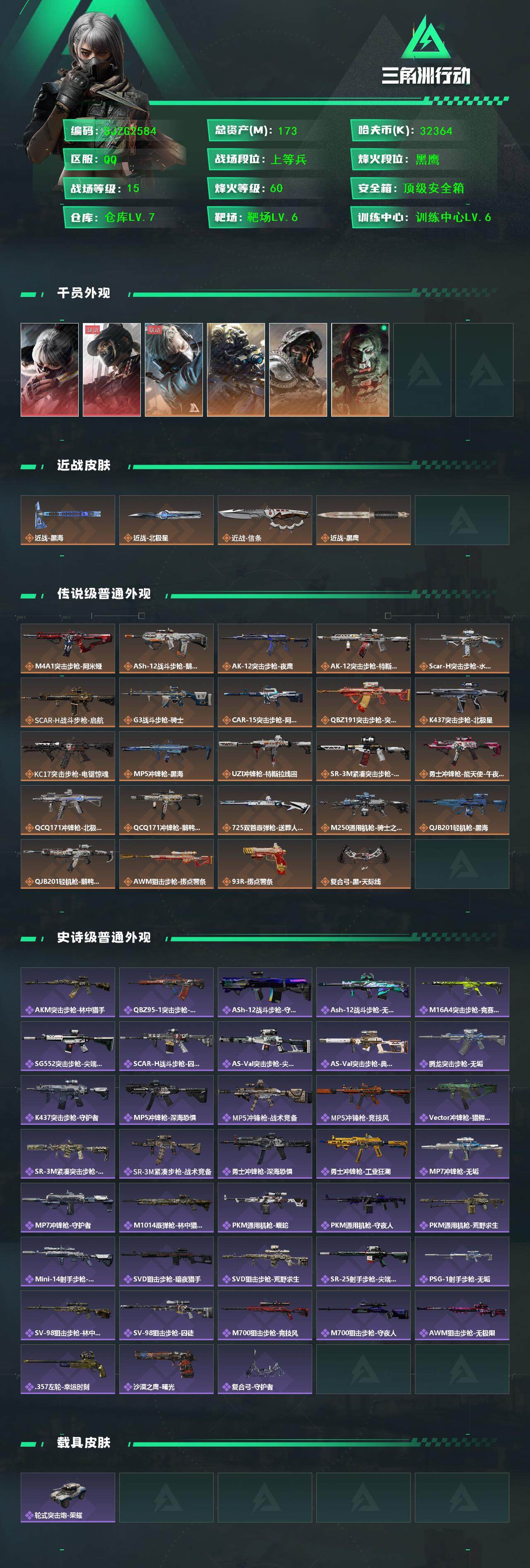 SJZQM391721三角洲行动账号详情图4