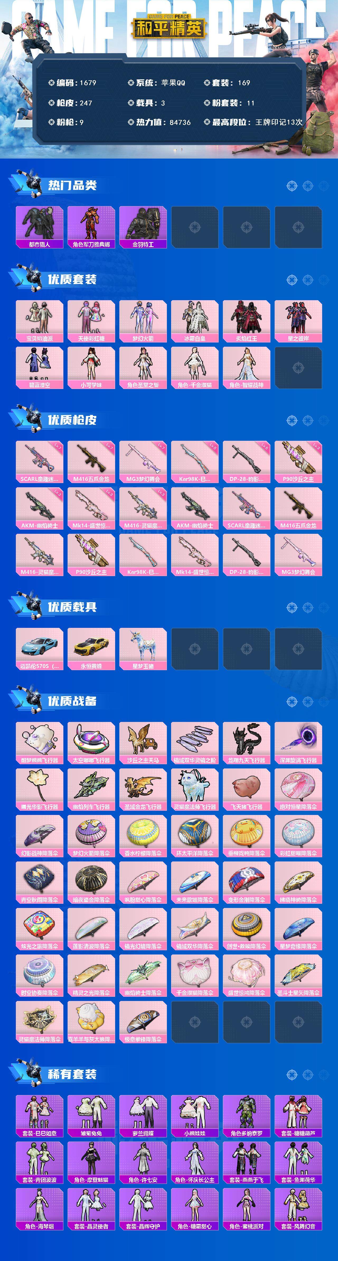 HPCMW3437439和平精英账号详情图6