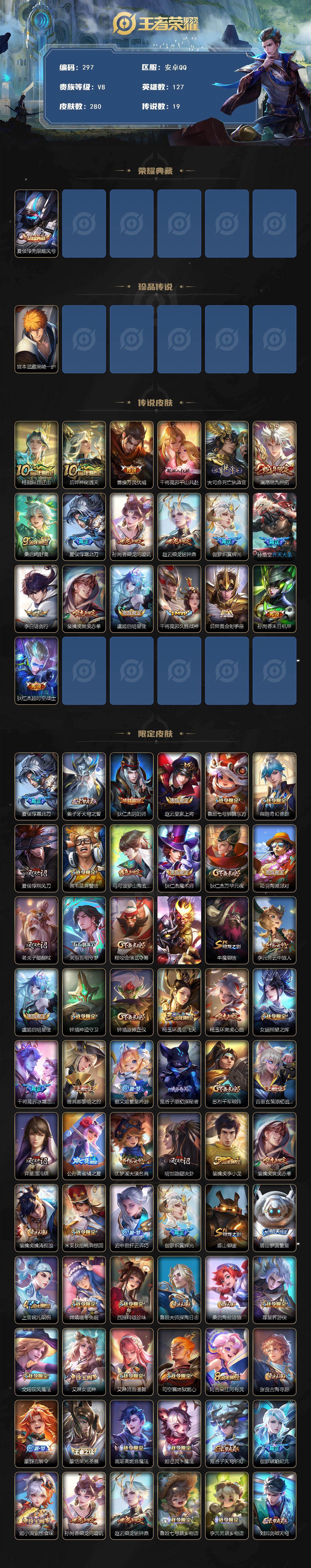 WZCMW495958王者荣耀账号详情图2