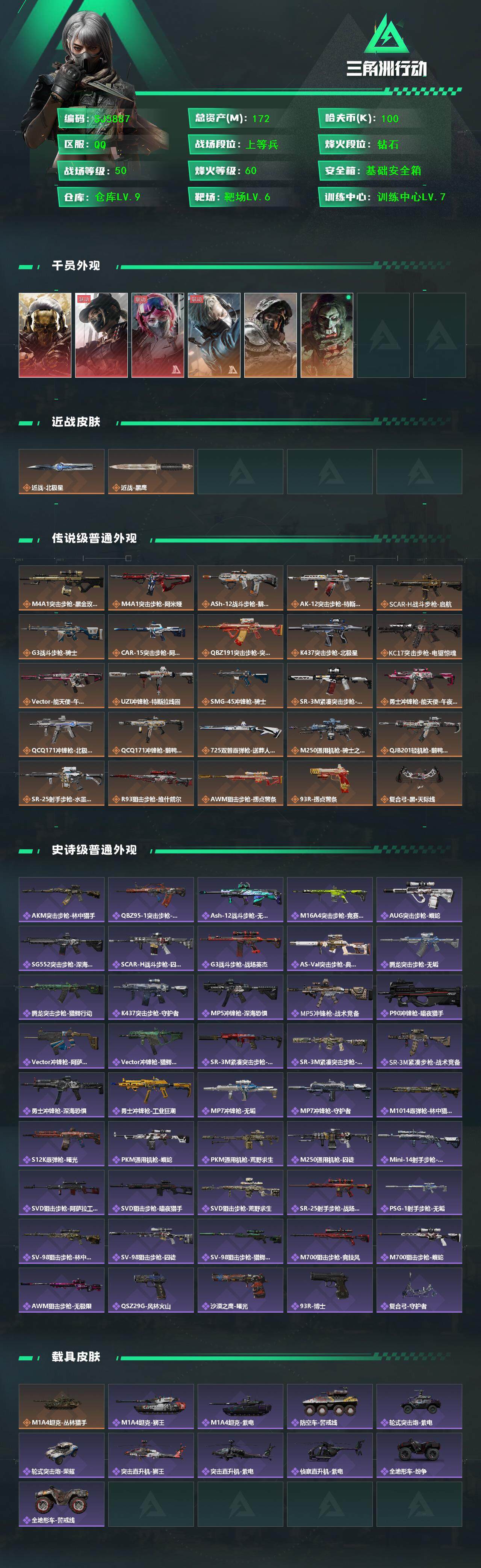 SJZCMW394731三角洲行动账号详情图2 SJZCMW394731三角洲行动账号详情图2