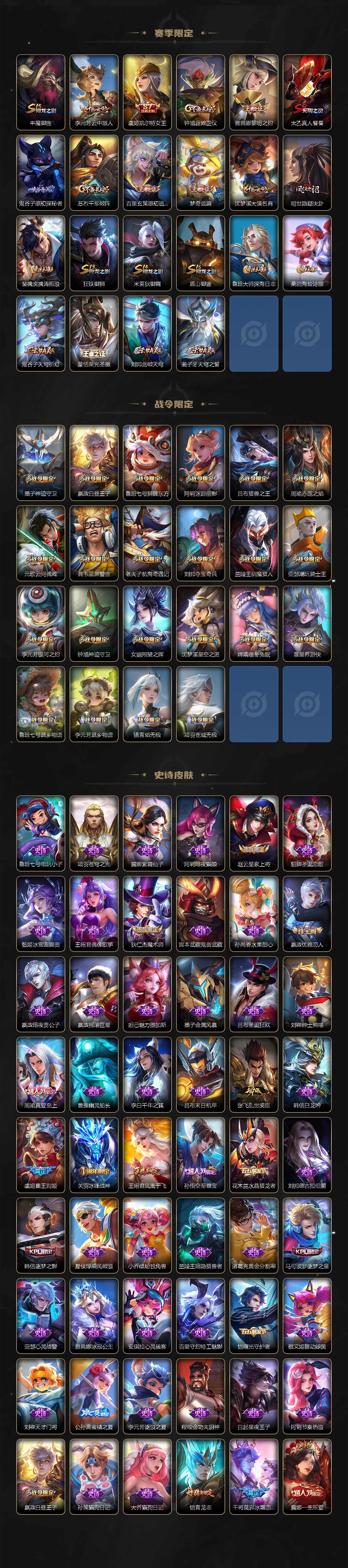 WZLX3450569王者荣耀账号详情图5 WZLX3450569王者荣耀账号详情图5