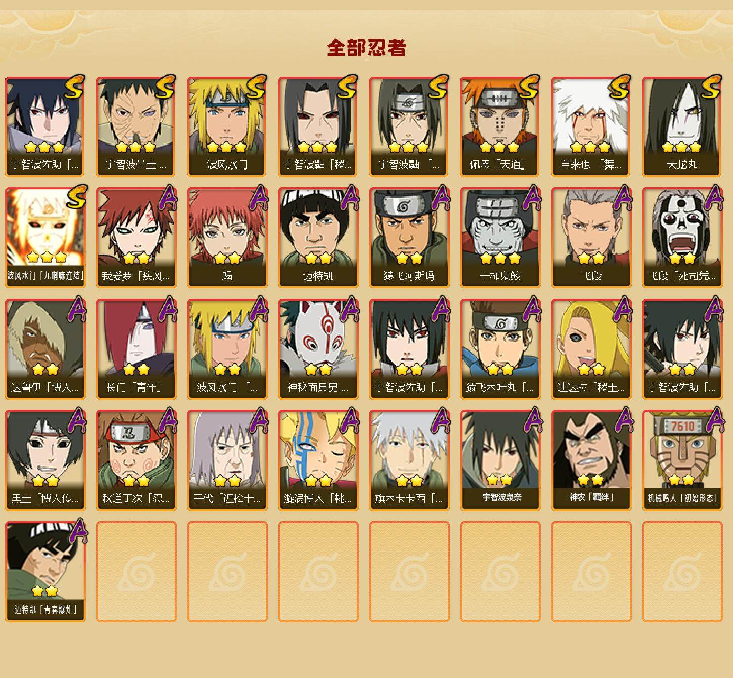 HYQM341429火影忍者账号详情图4