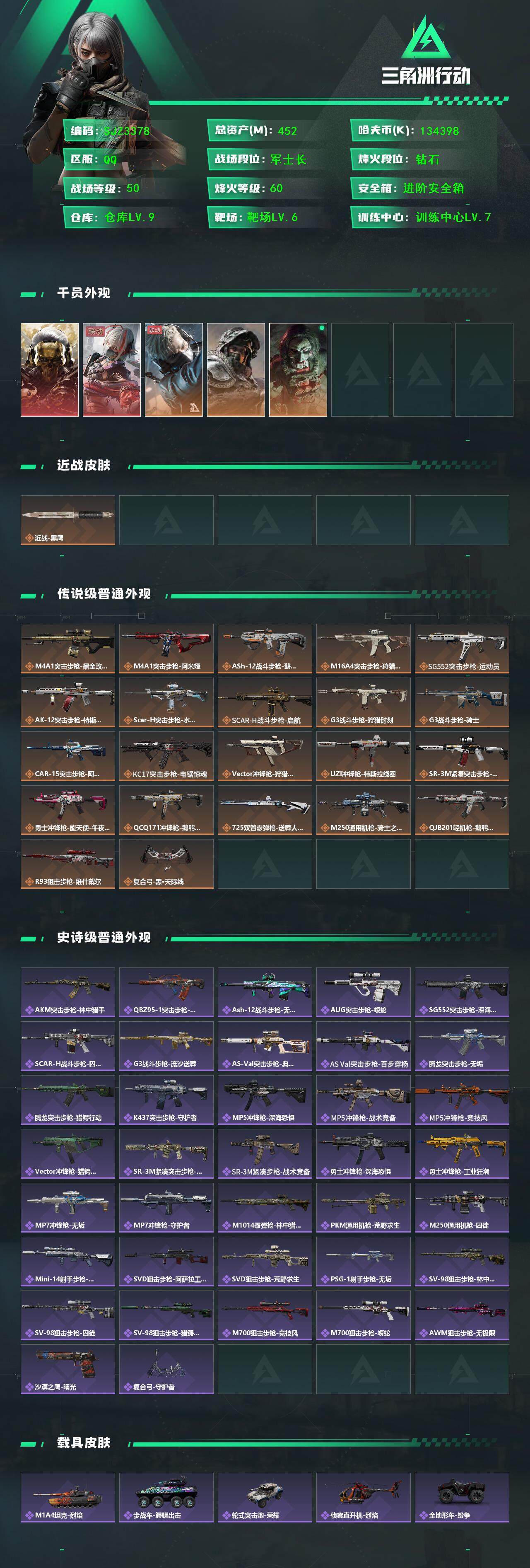 SJZEY391874三角洲行动账号详情图2