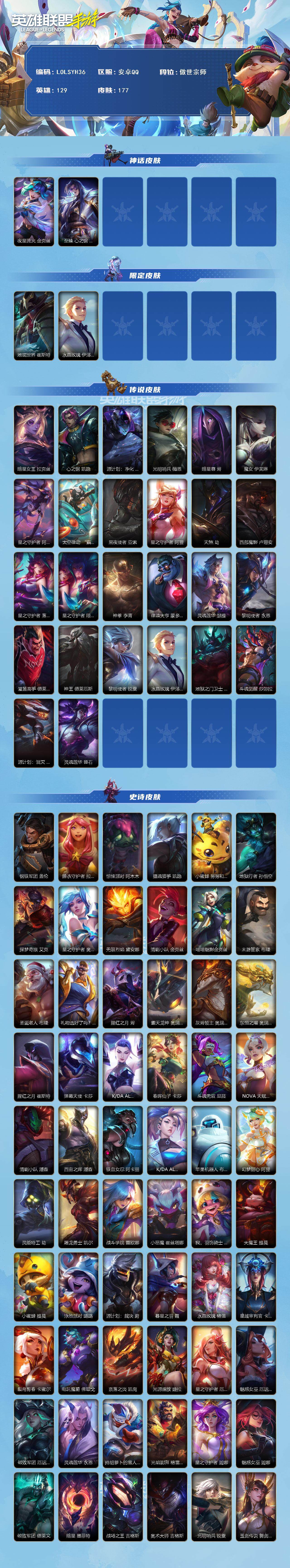 LOMEY32747LOL手游账号详情图2