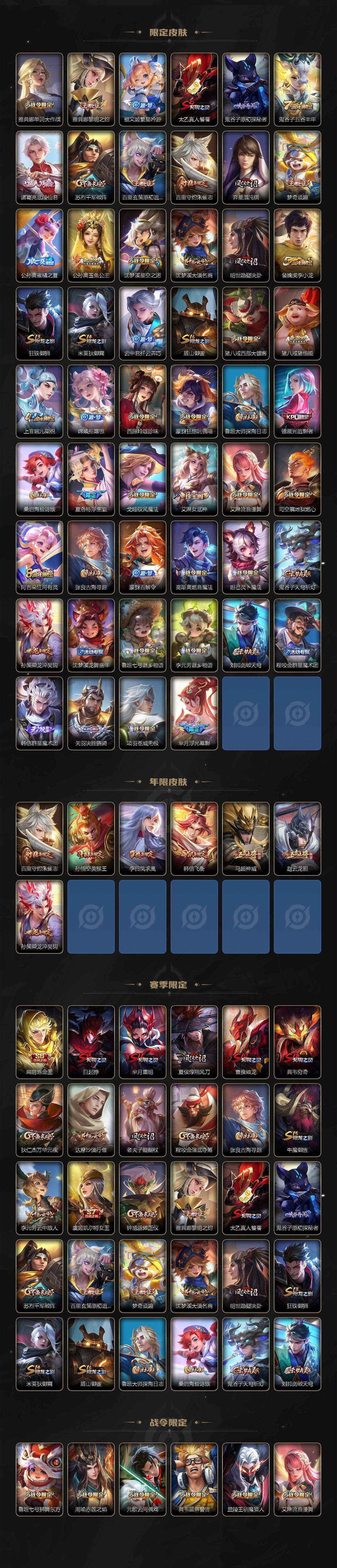 WZLX3450766王者荣耀账号详情图3 WZLX3450766王者荣耀账号详情图3