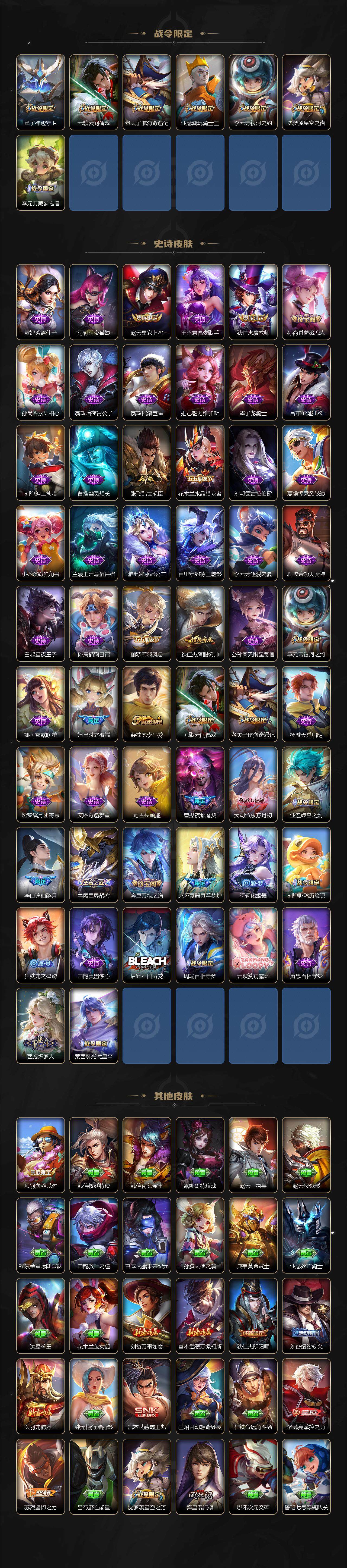 WZ03410253王者荣耀账号详情图3 WZ03410253王者荣耀账号详情图3