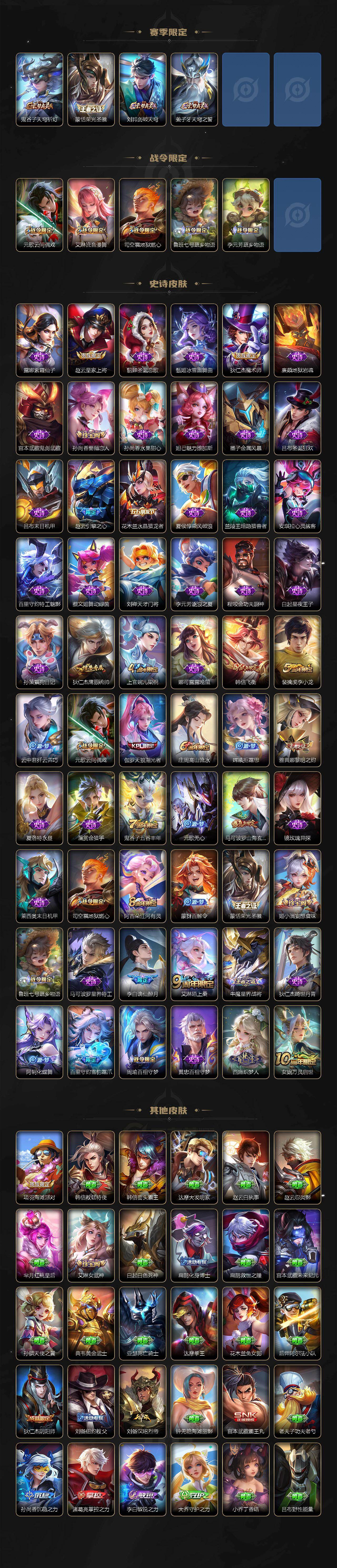 WZ03410249王者荣耀账号详情图3 WZ03410249王者荣耀账号详情图3