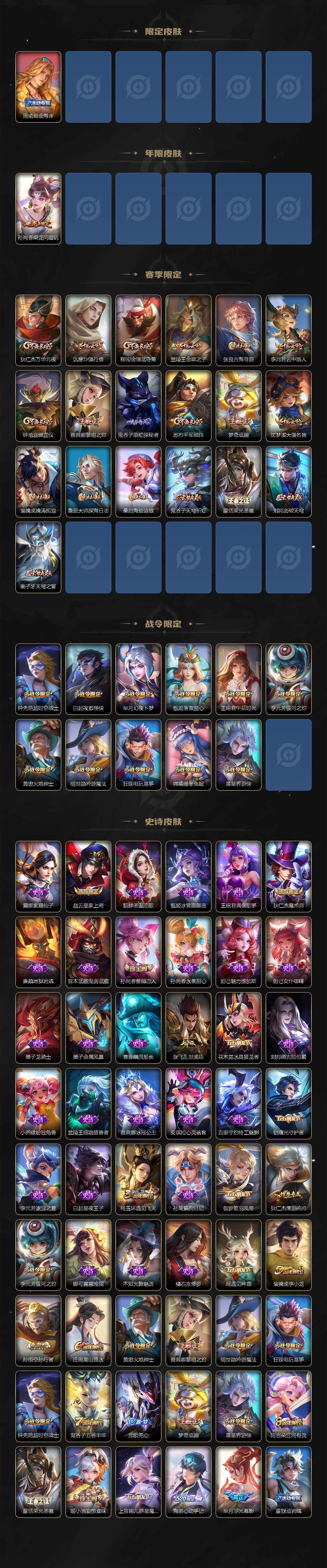 WZ03410261王者荣耀账号详情图3 WZ03410261王者荣耀账号详情图3