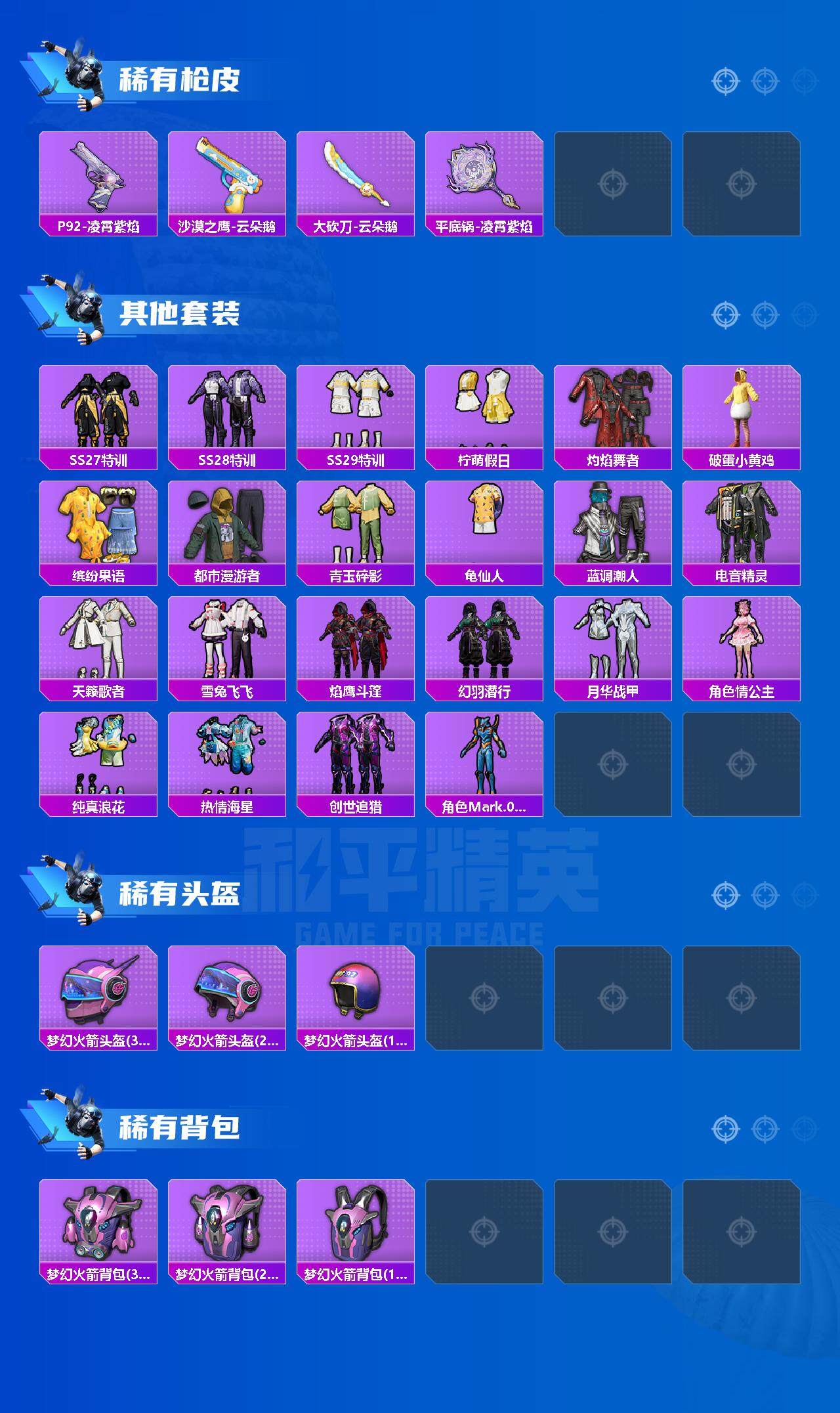 HPEY3438541和平精英账号详情图3