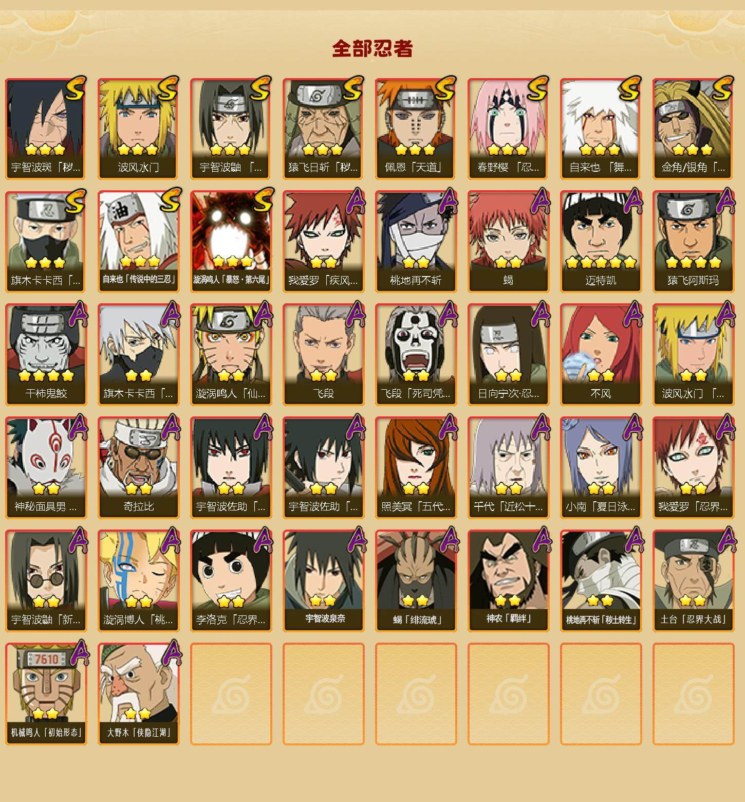 HYLFY341541火影忍者账号详情图3 HYLFY341541火影忍者账号详情图3