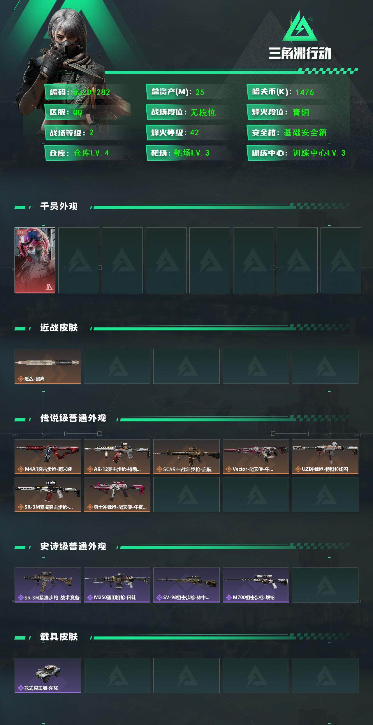 SJZEY392361三角洲行动账号详情图2