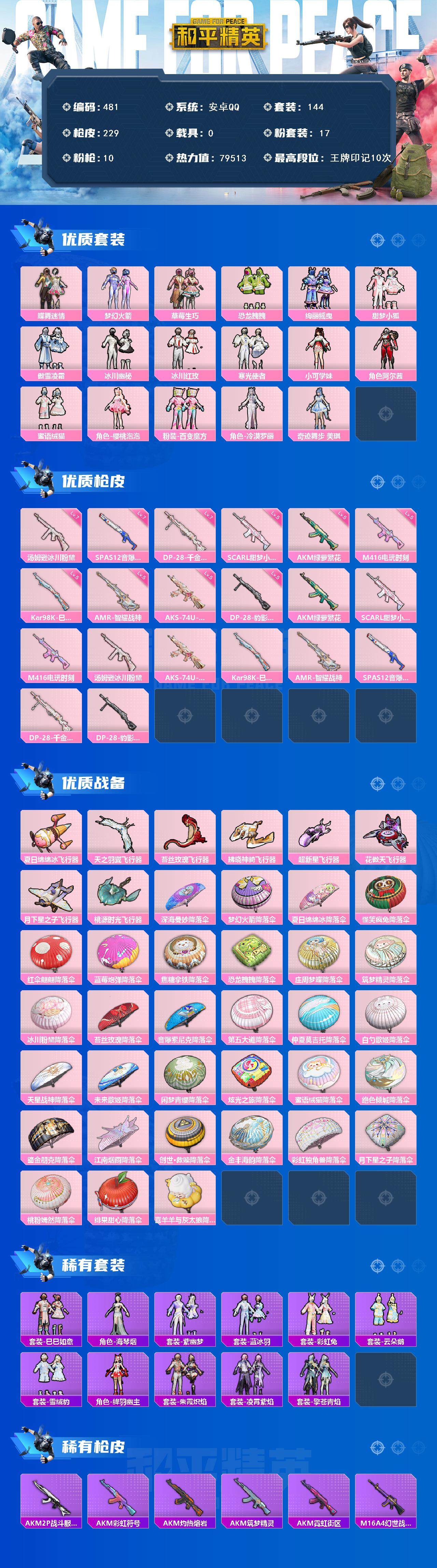 HPKG461582和平精英账号详情图3