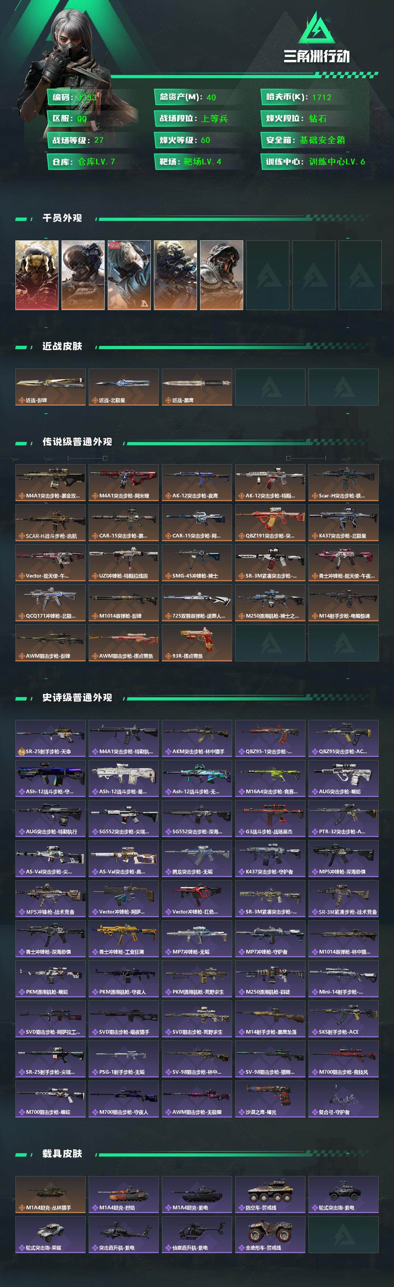 SJZCMW48573三角洲行动账号详情图3