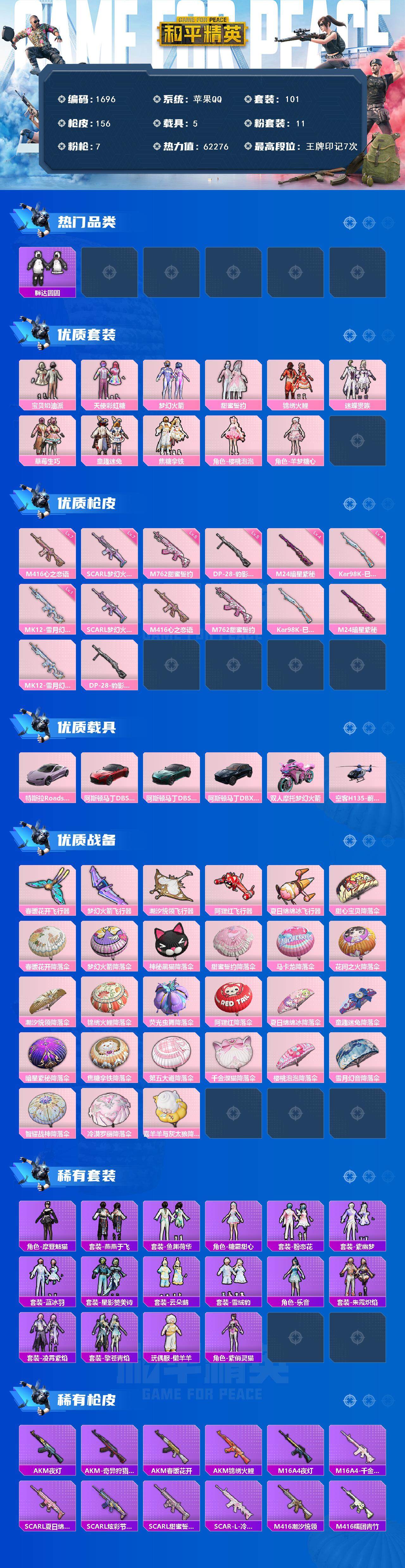 HPCMW3439859和平精英账号详情图2