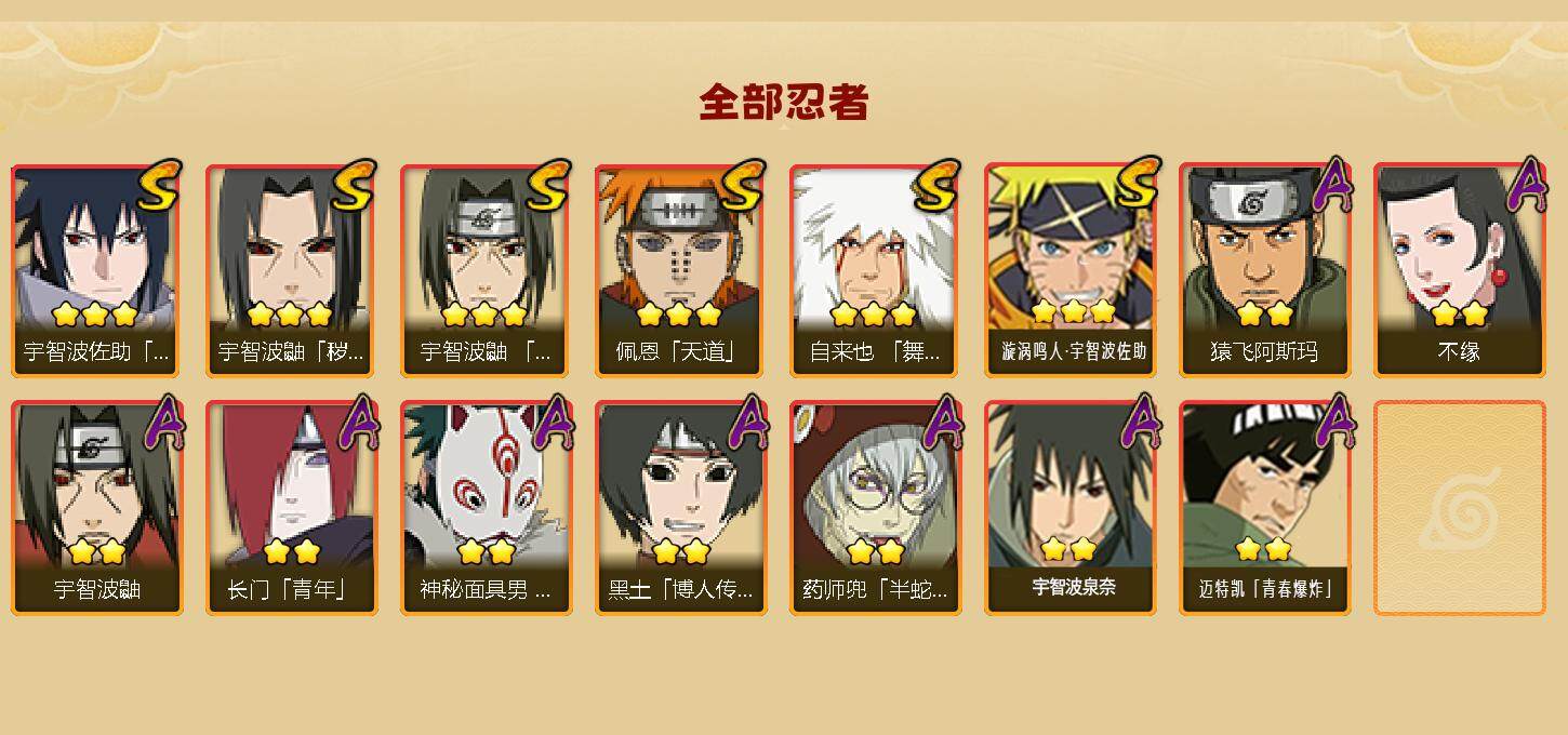 HYEY341738火影忍者账号详情图2